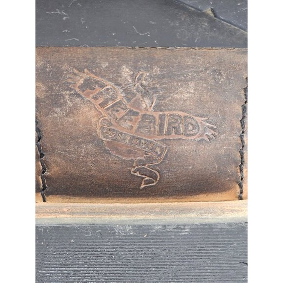 Freebird Women's Gray Textured Leather Manchester Lace-Up Combat Boots Sz 9 2871 - Picture 11 of 16